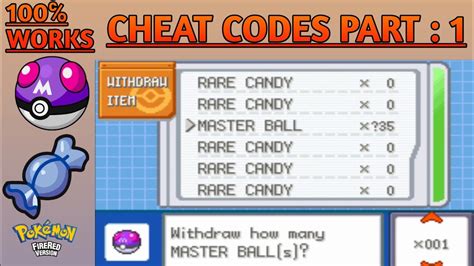 cheats pokemon red version|pokemon red rare candy cheat.